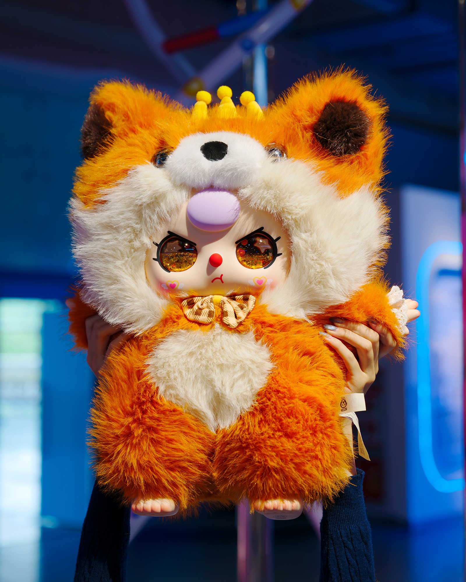 plush shown to scale, about 50 cm tall
