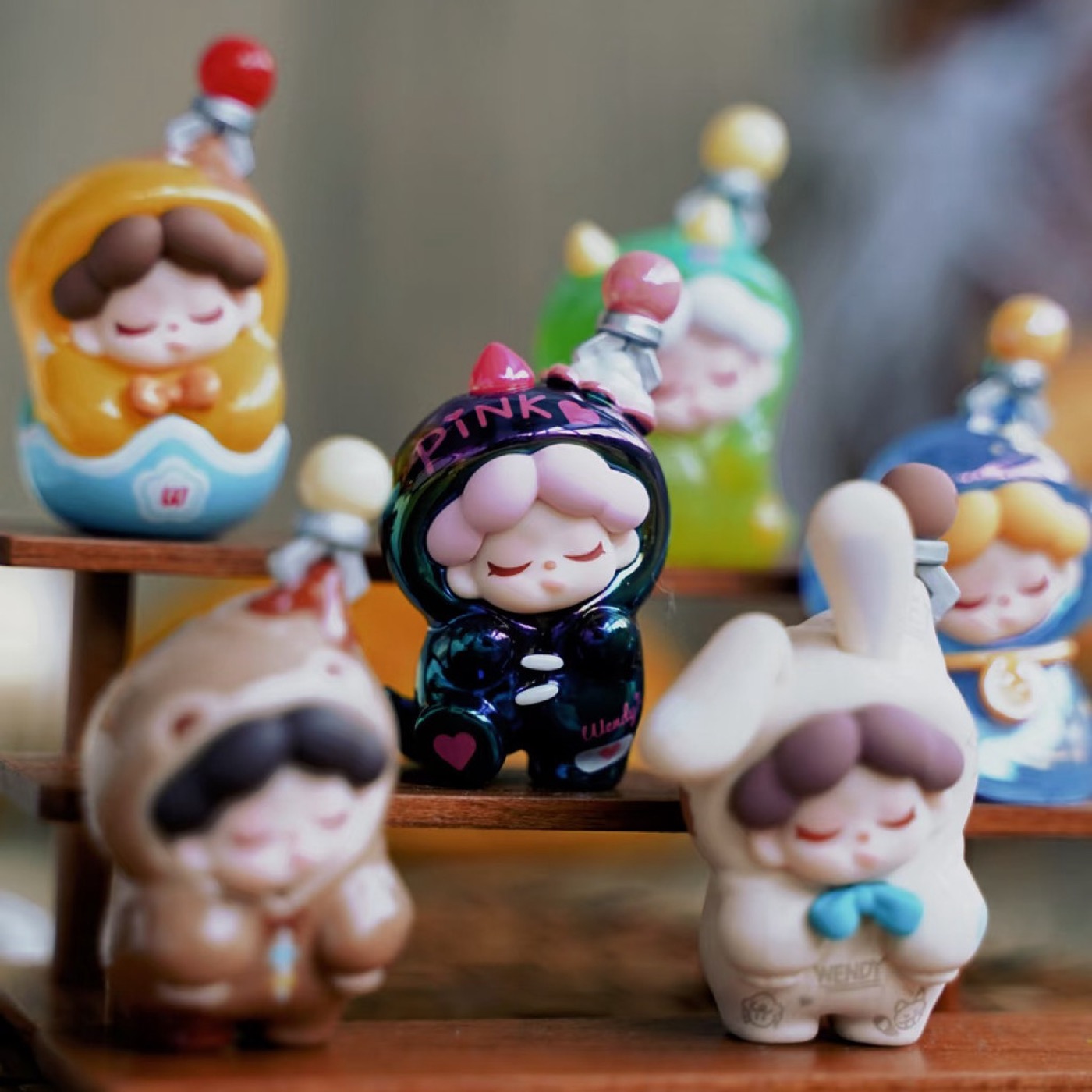 plush shown to scale, about 5 cm tall