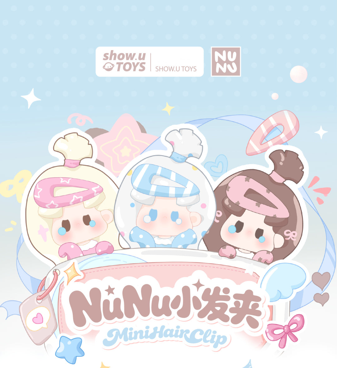 NUNU V3 Mini Hairclip Series Bean Blind Bag