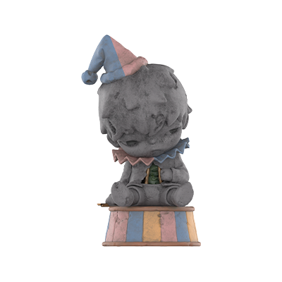 figure shown to scale, about 8.6-10.3 cm tall