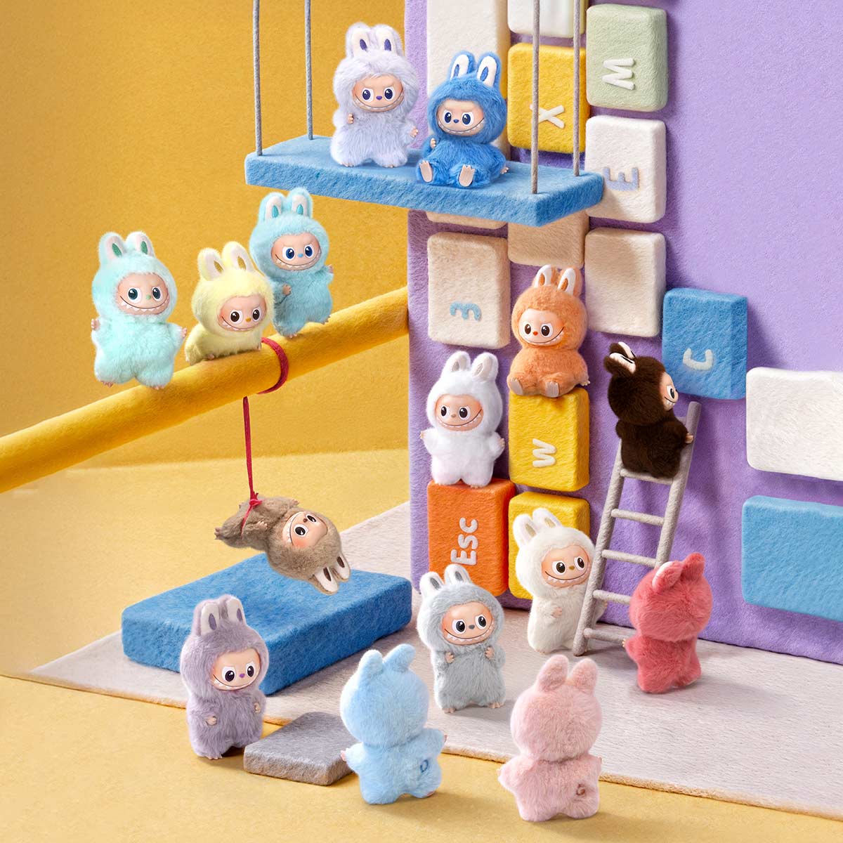plush shown to scale, about 10.5 cm tall