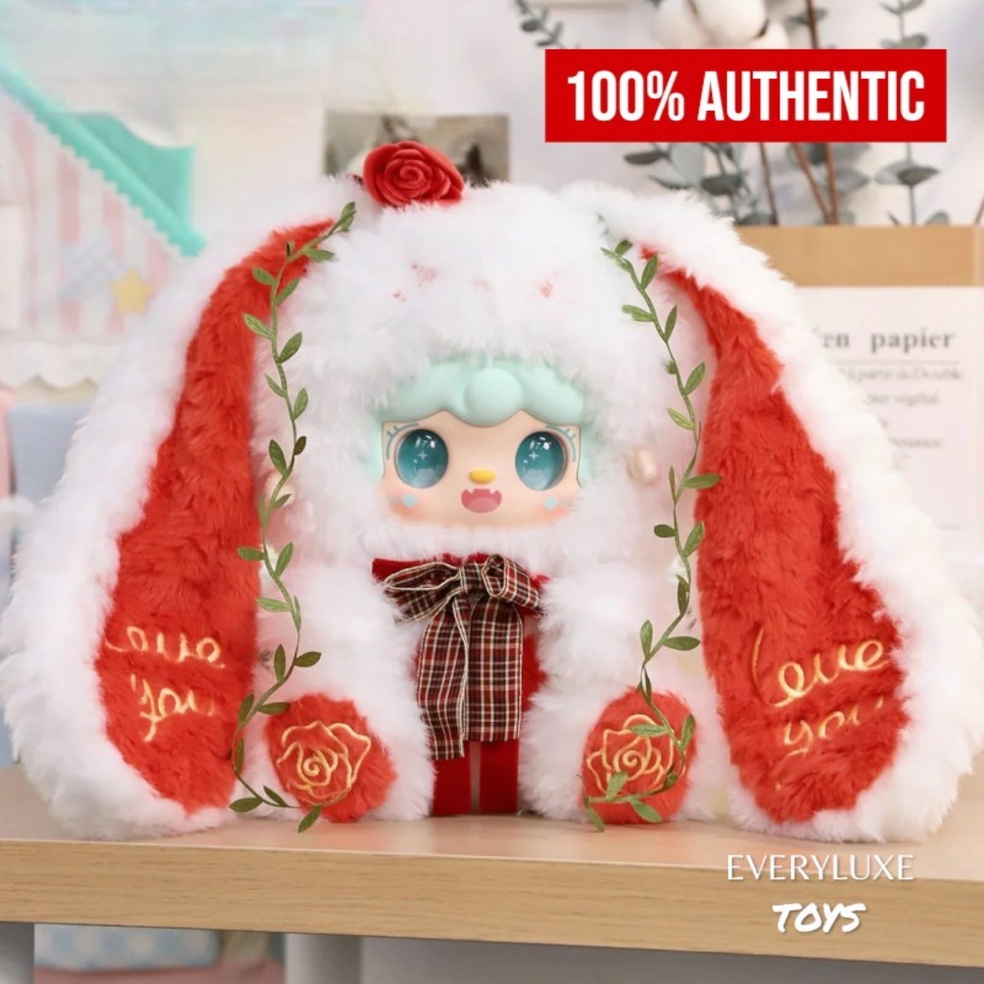 YOOKI 400% V4 Bunnys Floral Fragments Series Plush Doll Secret