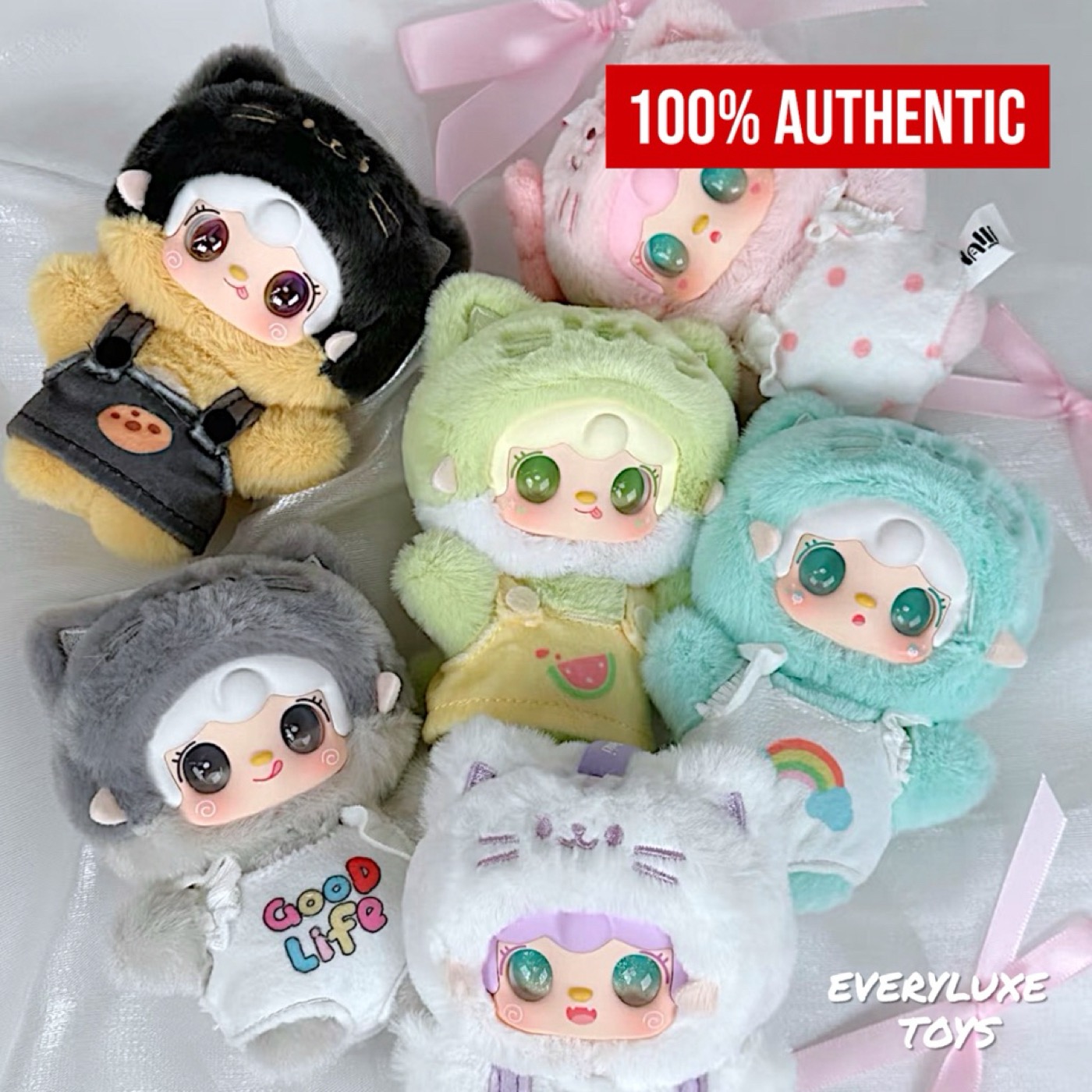 YOOKI Oxygen V12 Meow Summer Party Series Vinyl Plush Doll Plush Pendant