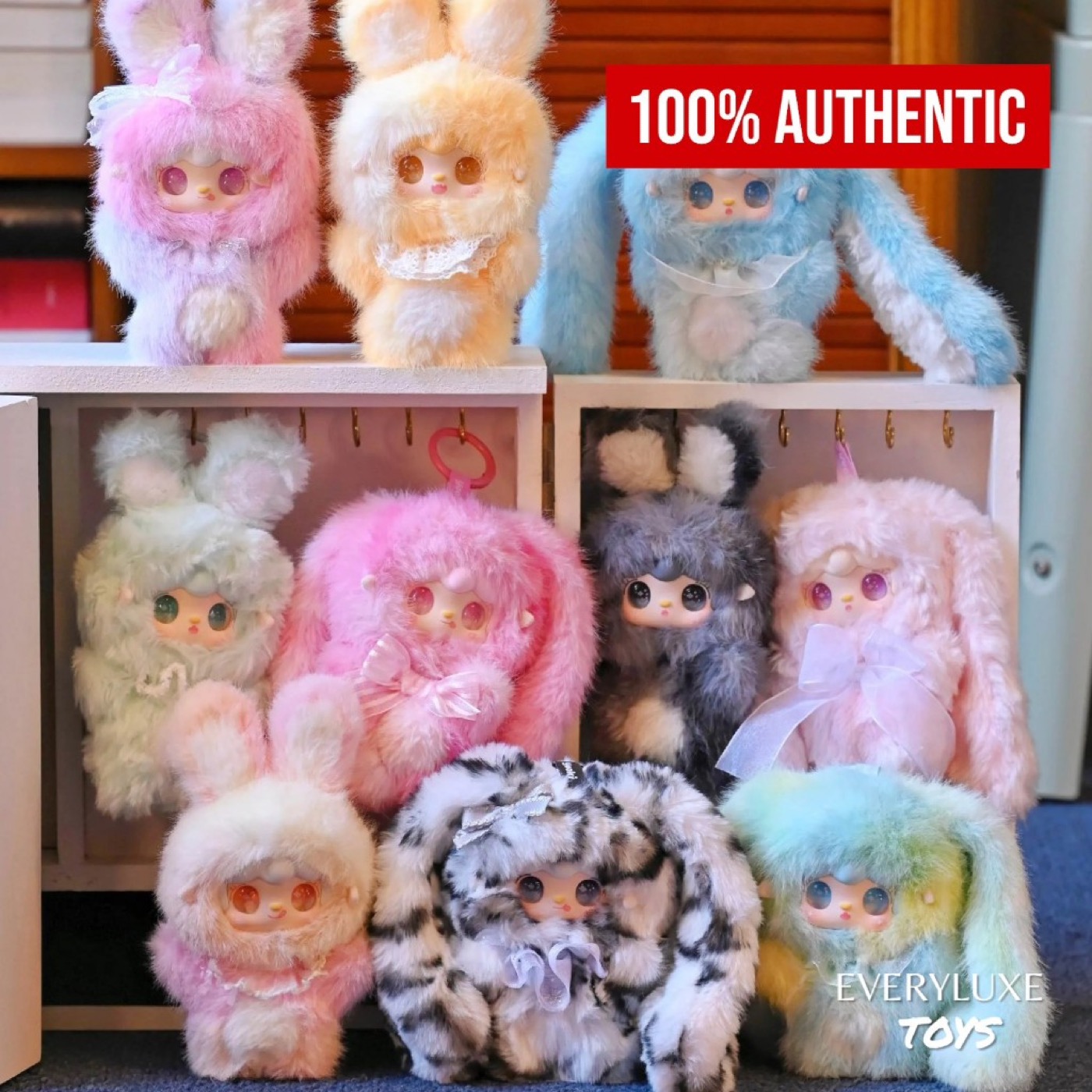 plush shown to scale, about 10-13 cm tall